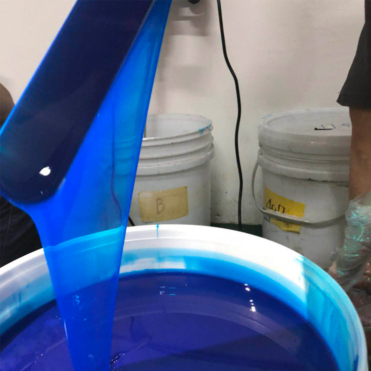 蓝色液体硅胶胶