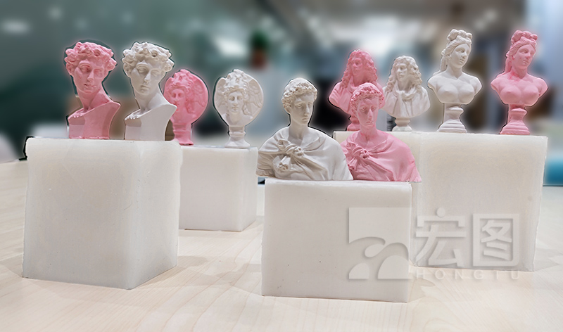DIY石膏雕塑硅胶模具